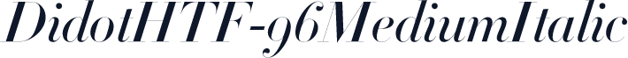 DidotHTF-96MediumItalic