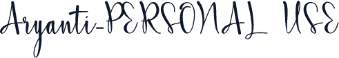 Aryanti-PERSONAL USE