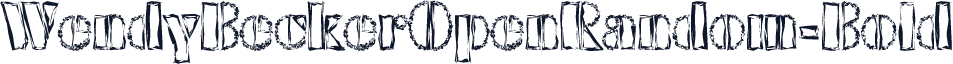 WendyBeckerOpenRandom-Bold