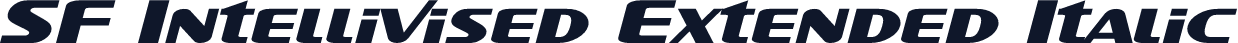 SF Intellivised Extended Italic