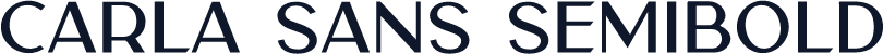 Carla Sans Semibold