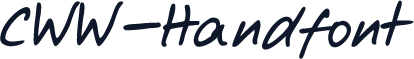 CWW-Handfont