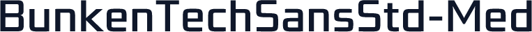 ☞BunkenTechSansStd-Med