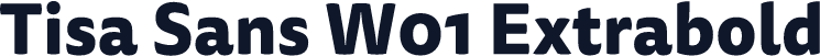 Tisa Sans W01 Extrabold