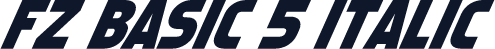 FZ BASIC 5 ITALIC