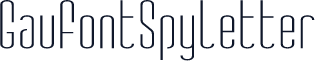GauFontSpyLetter
