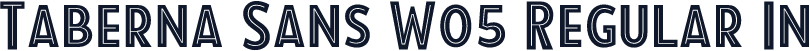 Taberna Sans W05 Regular In