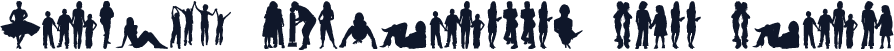 Human Silhouettes Free Four