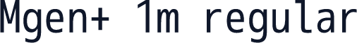Mgen+ 1m regular