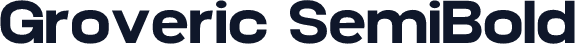 Groveric SemiBold