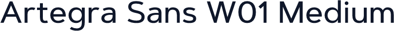 Artegra Sans W01 Medium
