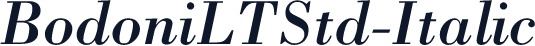 BodoniLTStd-Italic