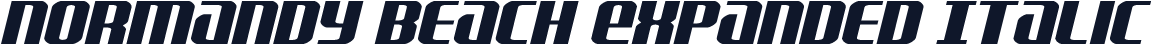 Normandy Beach Expanded Italic