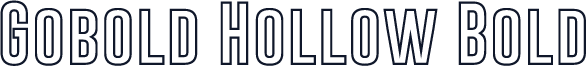 Gobold Hollow Bold