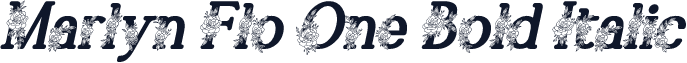 Marlyn Flo One Bold Italic