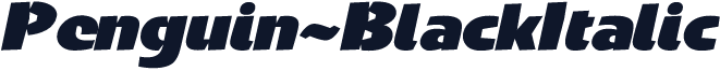 Penguin-BlackItalic