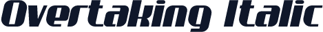 Overtaking Italic