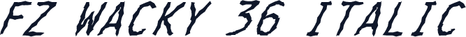 FZ WACKY 36 ITALIC