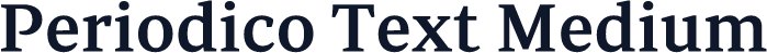 Periodico Text Medium