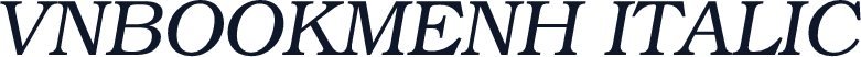 VNBookmenH Italic