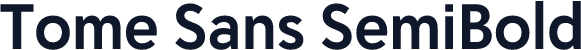 Tome Sans SemiBold