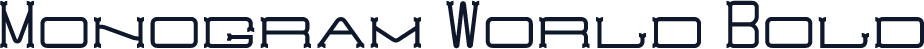 Monogram World Bold
