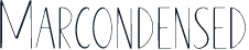 Marcondensed
