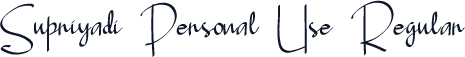 Supriyadi Personal Use Regular