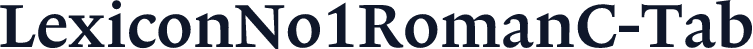 LexiconNo1RomanC-Tab