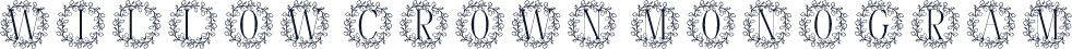 Willow Crown Monogram
