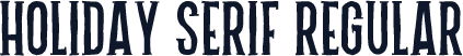 Holiday Serif Regular