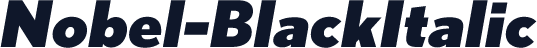 Nobel-BlackItalic