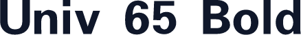 Univ 65 Bold