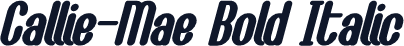 Callie-Mae Bold Italic