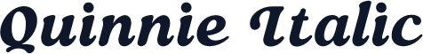 Quinnie Italic