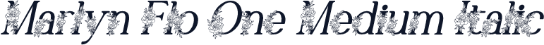 Marlyn Flo One Medium Italic