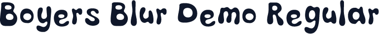Boyers Blur Demo Regular