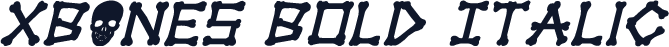 xBONES Bold Italic