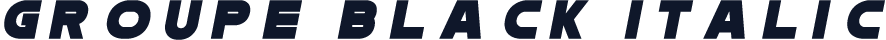 GROUPE BLACK ITALIC