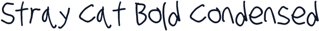 Stray Cat Bold Condensed