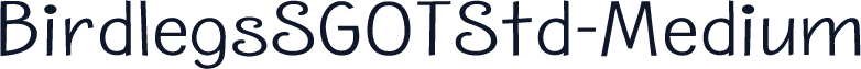 ☞BirdlegsSGOTStd-Medium