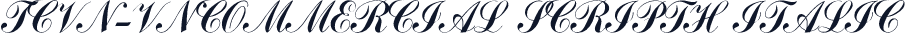 TCVN-VnCommercial ScriptH Italic