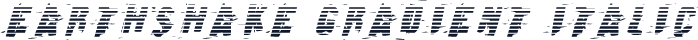 Earthshake Gradient Italic