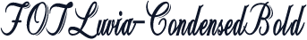FOTLuvia-CondensedBold
