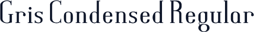 Gris Condensed Regular