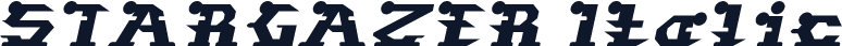 STARGAZER Italic