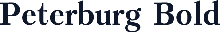 Peterburg Bold