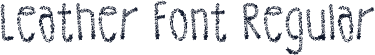 Leather Font Regular
