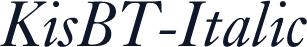 KisBT-Italic