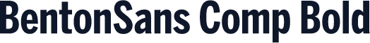 BentonSans Comp Bold